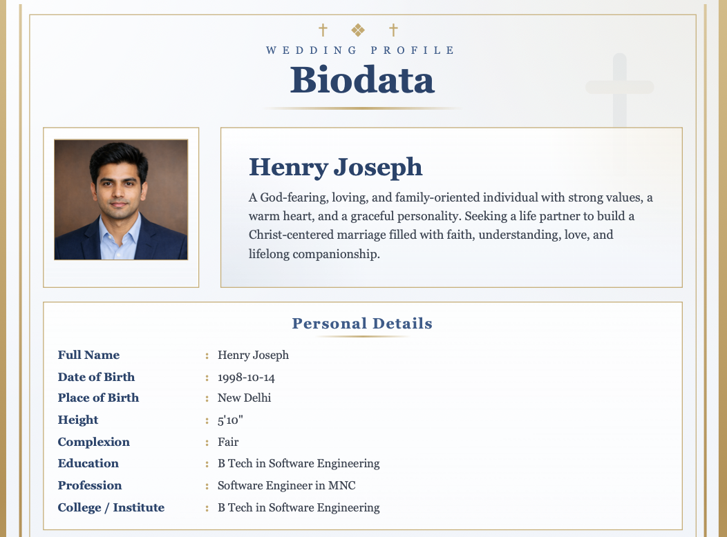 Christian wedding theme