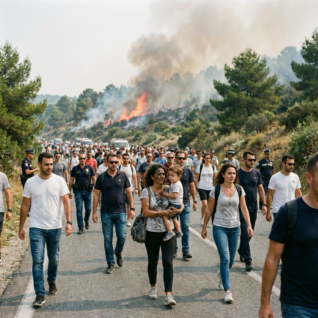 10.000 Menschen fliehen vor verheerenden Bränden in Südfrankreich