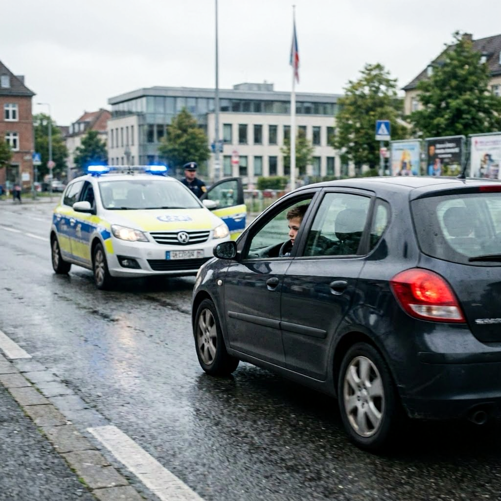 15-Jähriger ohne Führerschein rast mit Roller vor Polizei davon