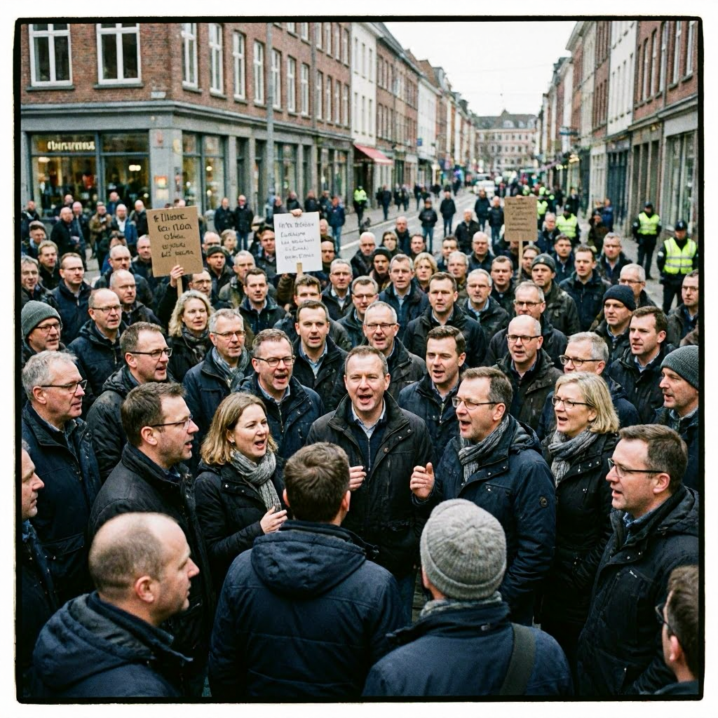 1.500 Menschen protestieren in Emden gegen die Sparpläne von VW