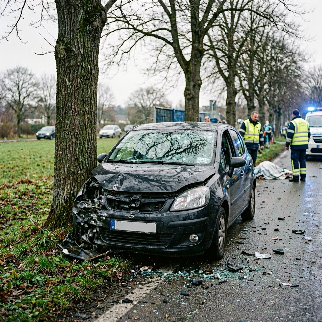 20-Jähriger stirbt nach schwerem Unfall auf Landesstraße 23