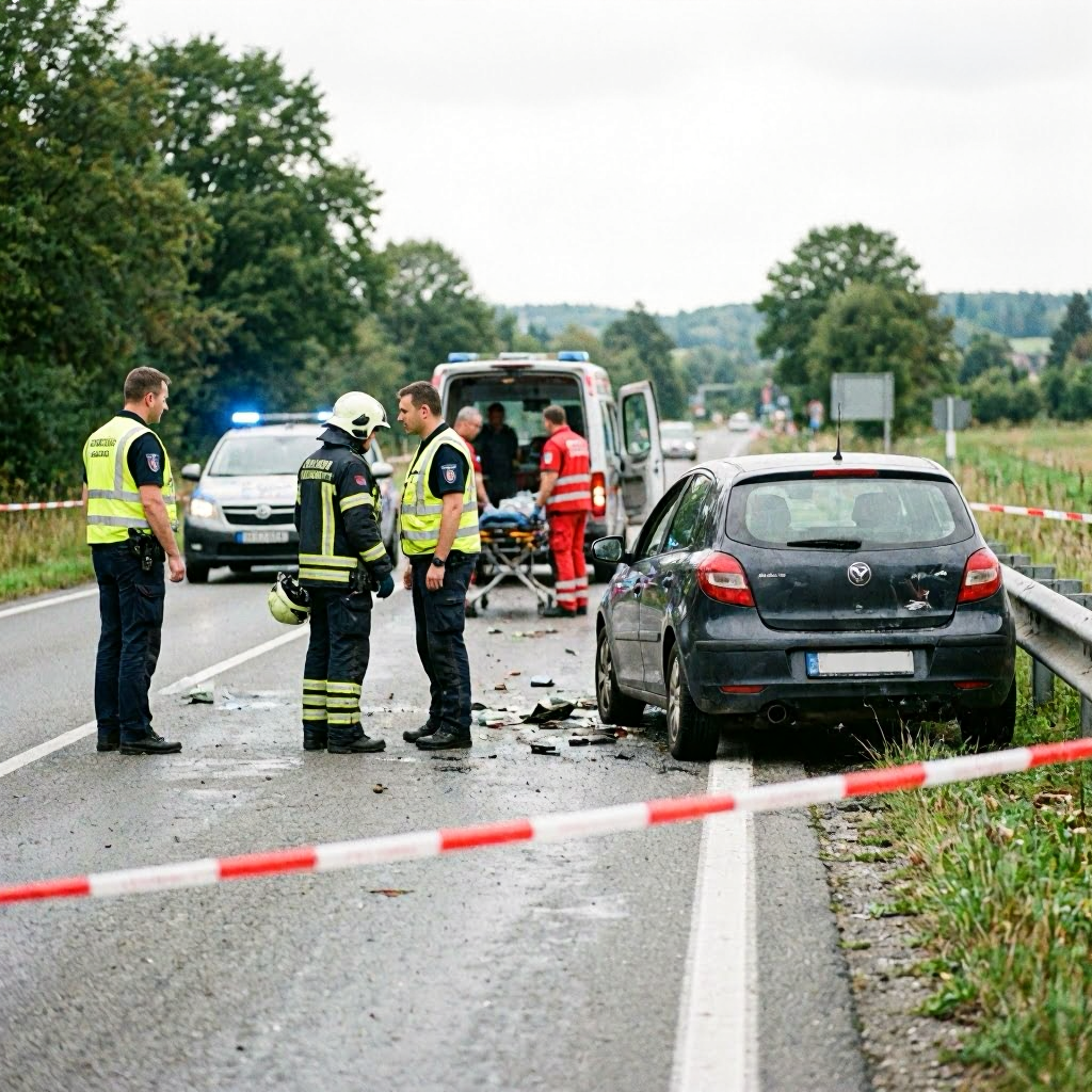 23-Jähriger stirbt nach tragischem Unfall auf der B3 bei Efringen-Kirchen