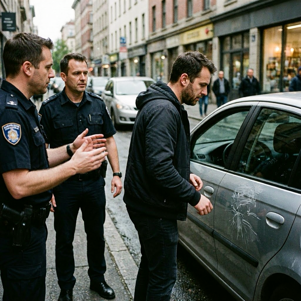 79-Jähriger beschädigt Autos in Wangen und wird festgenommen