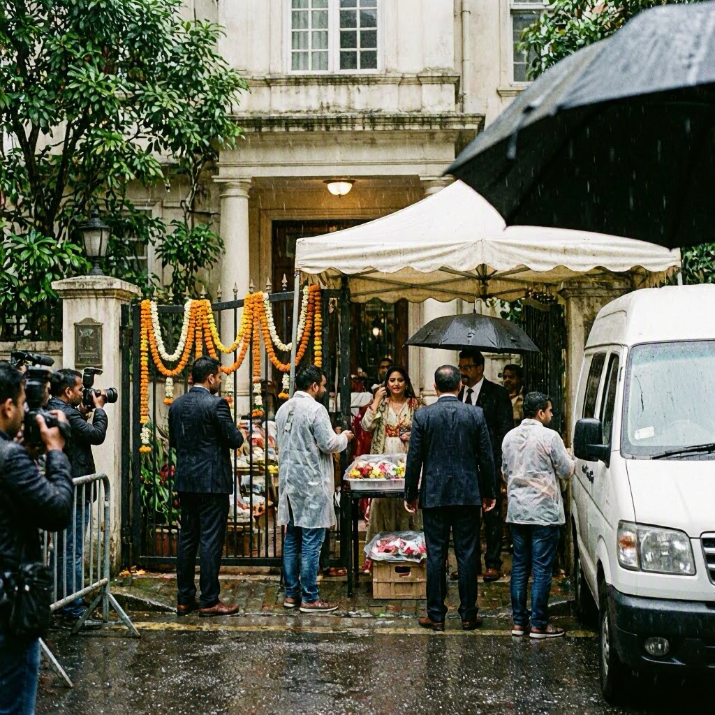 Aamir Khan and Gauri Spratt Wedding Preparations Amid Mumbai's Heavy Rain