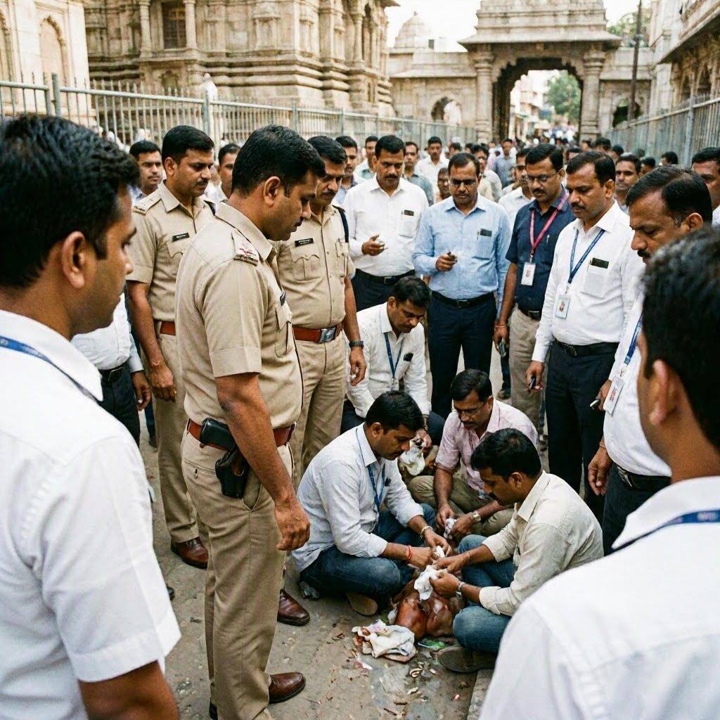Accidental Gunfire Near Kashi Vishwanath Temple Injures Three Vendors