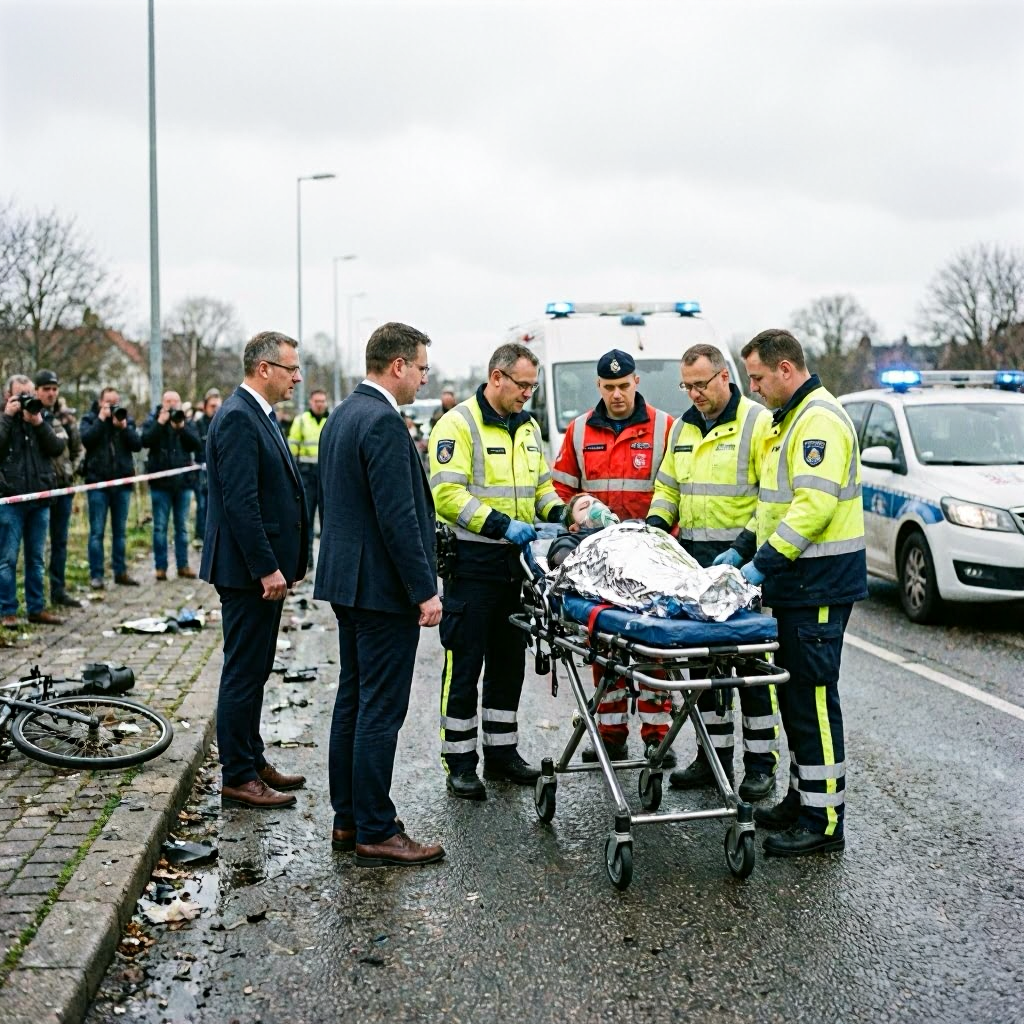Acht Verletzte bei schwerem Unfall in Aurich, Lebensgefahr für eine Person