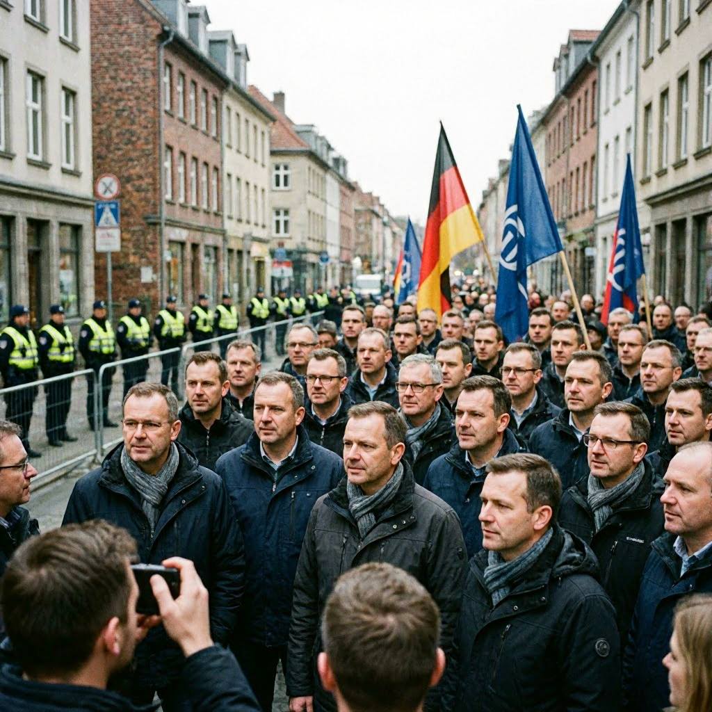 AfD versammelt 200 Anhänger zur Kundgebung in Rostock
