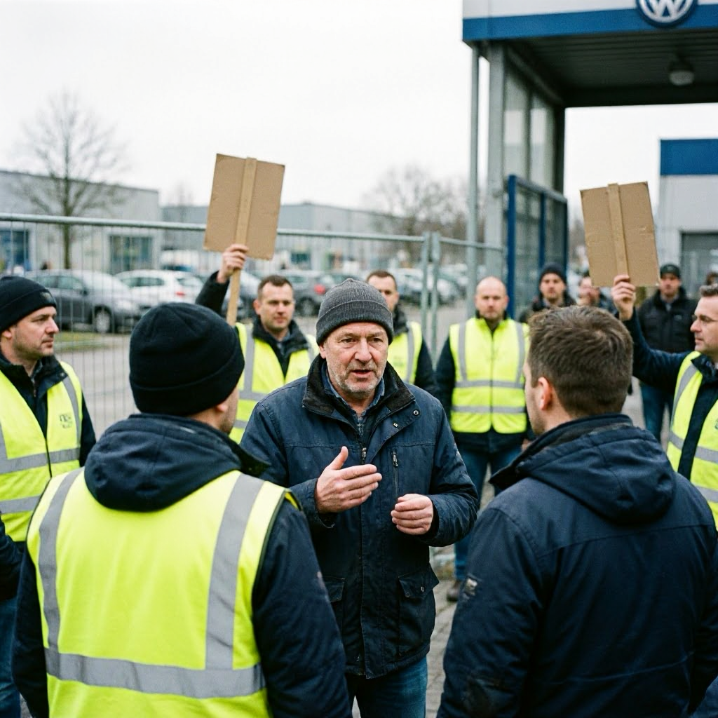 Aktionstag bei VW: Proteste in Osnabrück gegen mögliche Einschnitte
