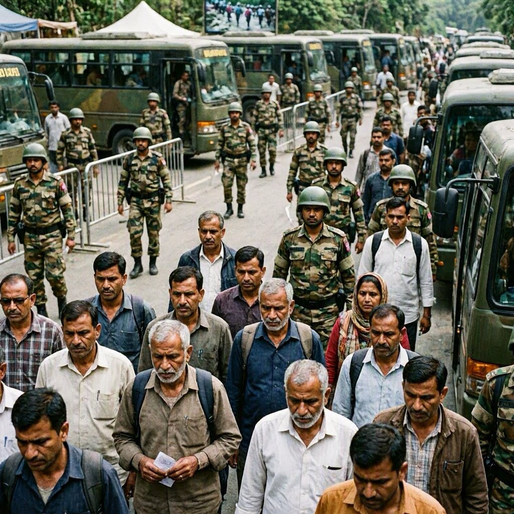 Amarnath Yatra 2026: Third Batch Leaves Jammu Amidst Tight Security