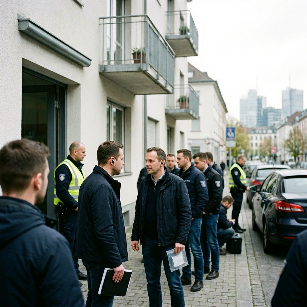 Auftragsmorde in Frankfurt am Main verhindert - fünf Festnahmen
