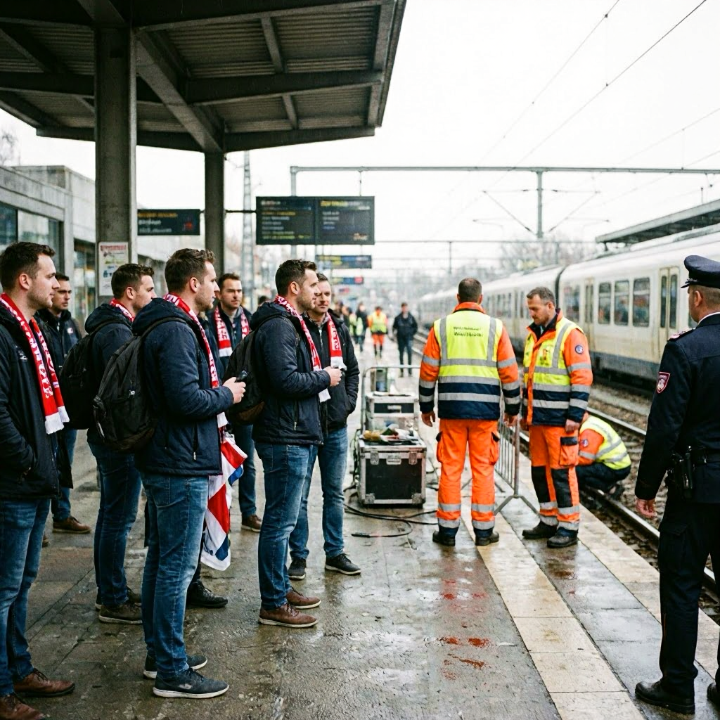 Bahnstrecke Düsseldorf-Köln wegen Brand vorerst gesperrt