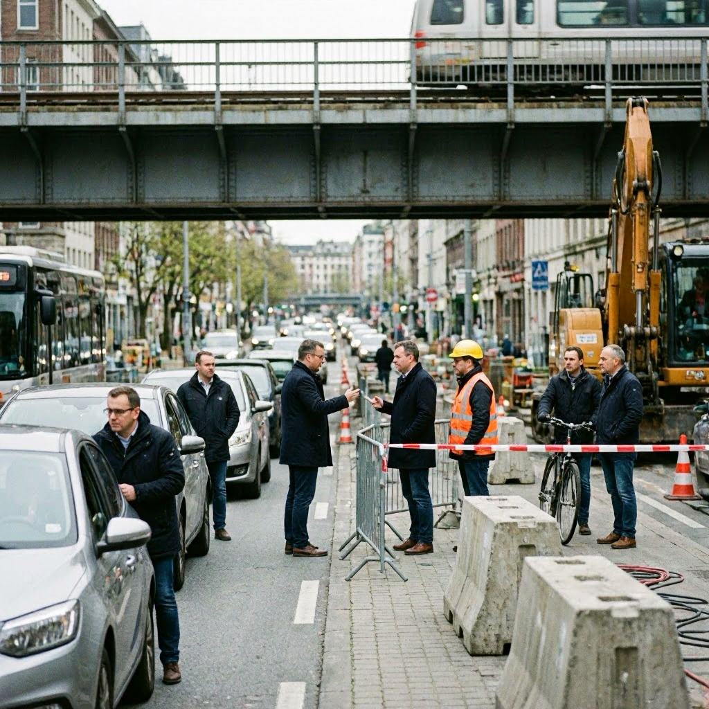 Bauarbeiten an der Hamburger Sternbrücke verzögern sich bis Ende August