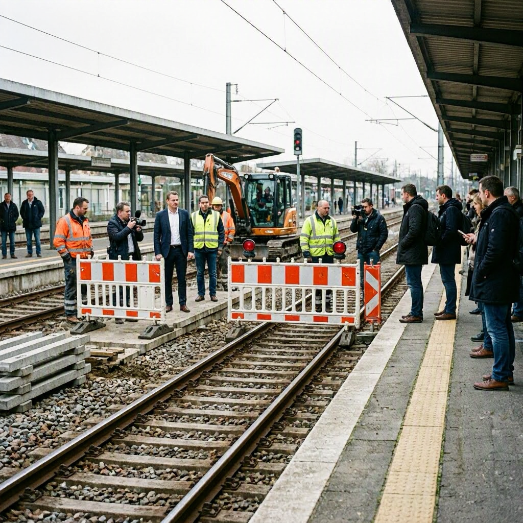 Bauarbeiten führen zu massiven Einschränkungen im Bahnverkehr im Südwesten