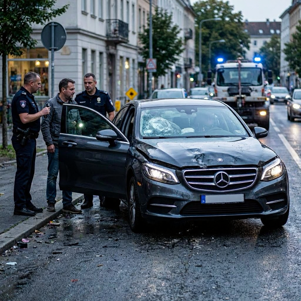 Betrunkener Fahrer ohne Führerschein verursacht schweren Unfall in Hamburg