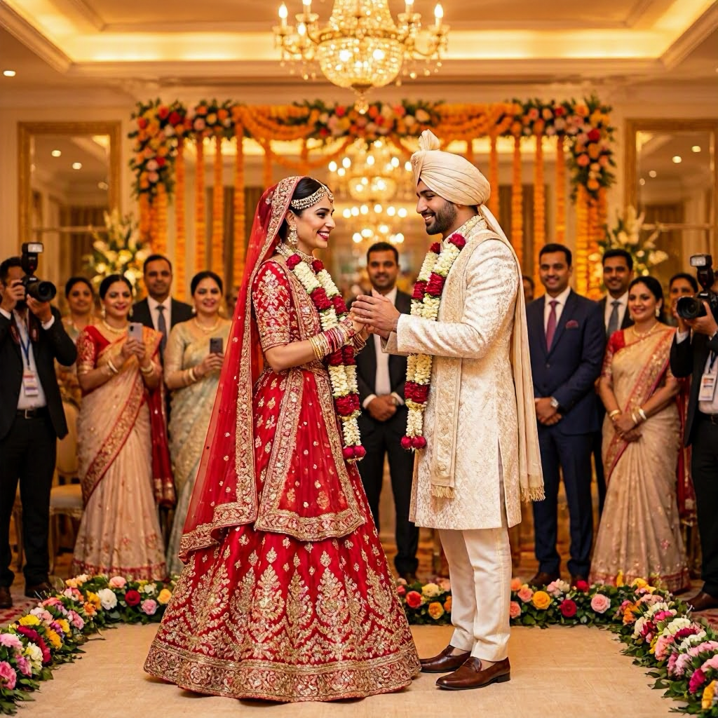 Bollywood's Glittering Wedding: Star Couple Ties the Knot in Lavish Ceremony