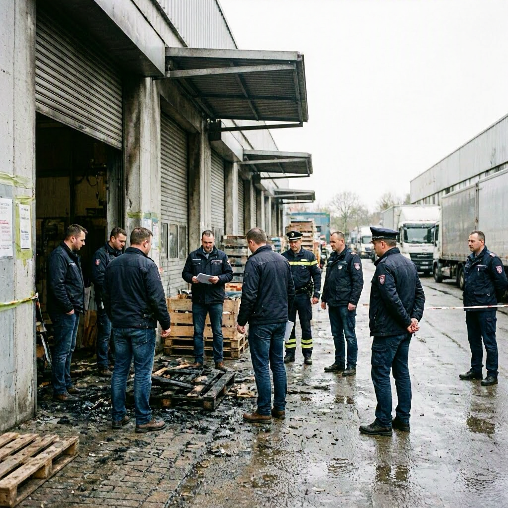 Brand auf dem Großmarkt in Stuttgart endgültig gelöscht