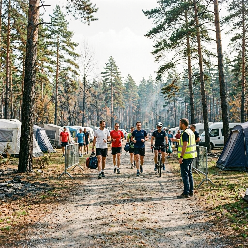 Campingplatz nach Waldbrand in Nürnberg wieder zugänglich