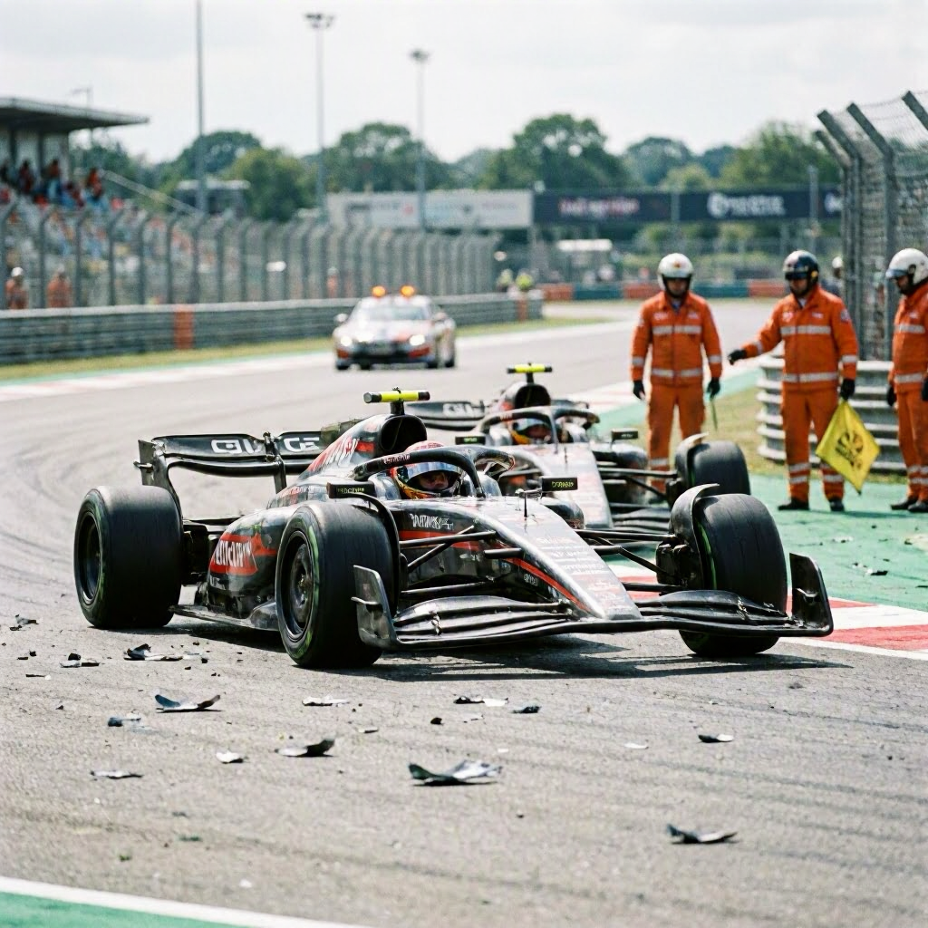 Chaos-Rennen in Silverstone: Leclerc siegt vor Russell und Hamilton