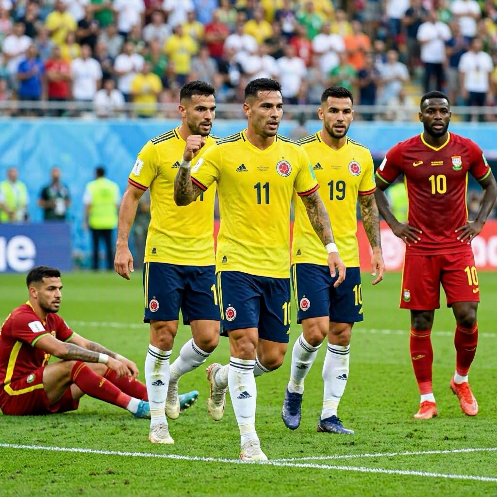 Colombia Secures 1-0 Victory Over Ghana, Advances to Face Switzerland