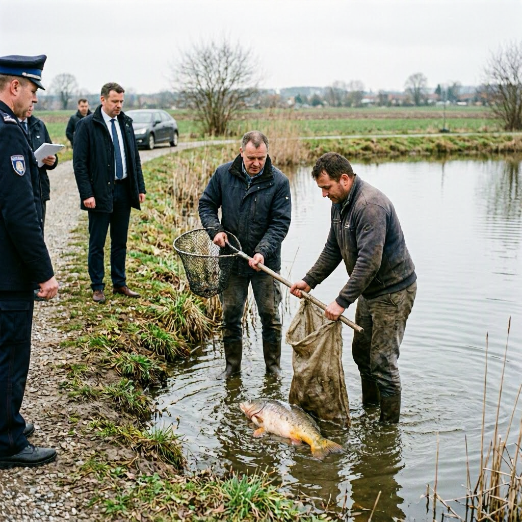Diebe stehlen Karpfen aus Fischweiher in Neunburg vorm Wald