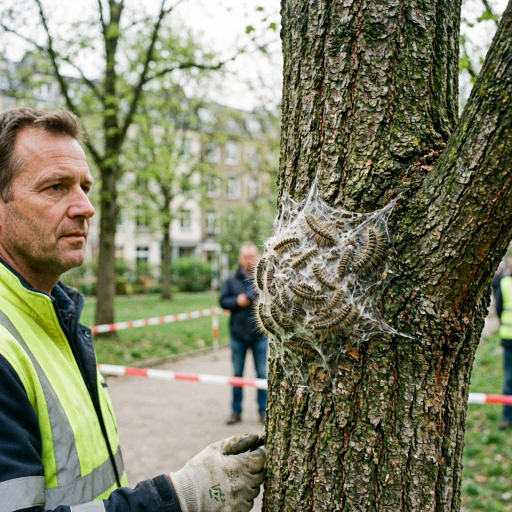 Eichenprozessionsspinner 2026: Gifthaar-Raupen breiten sich in Hamburg aus