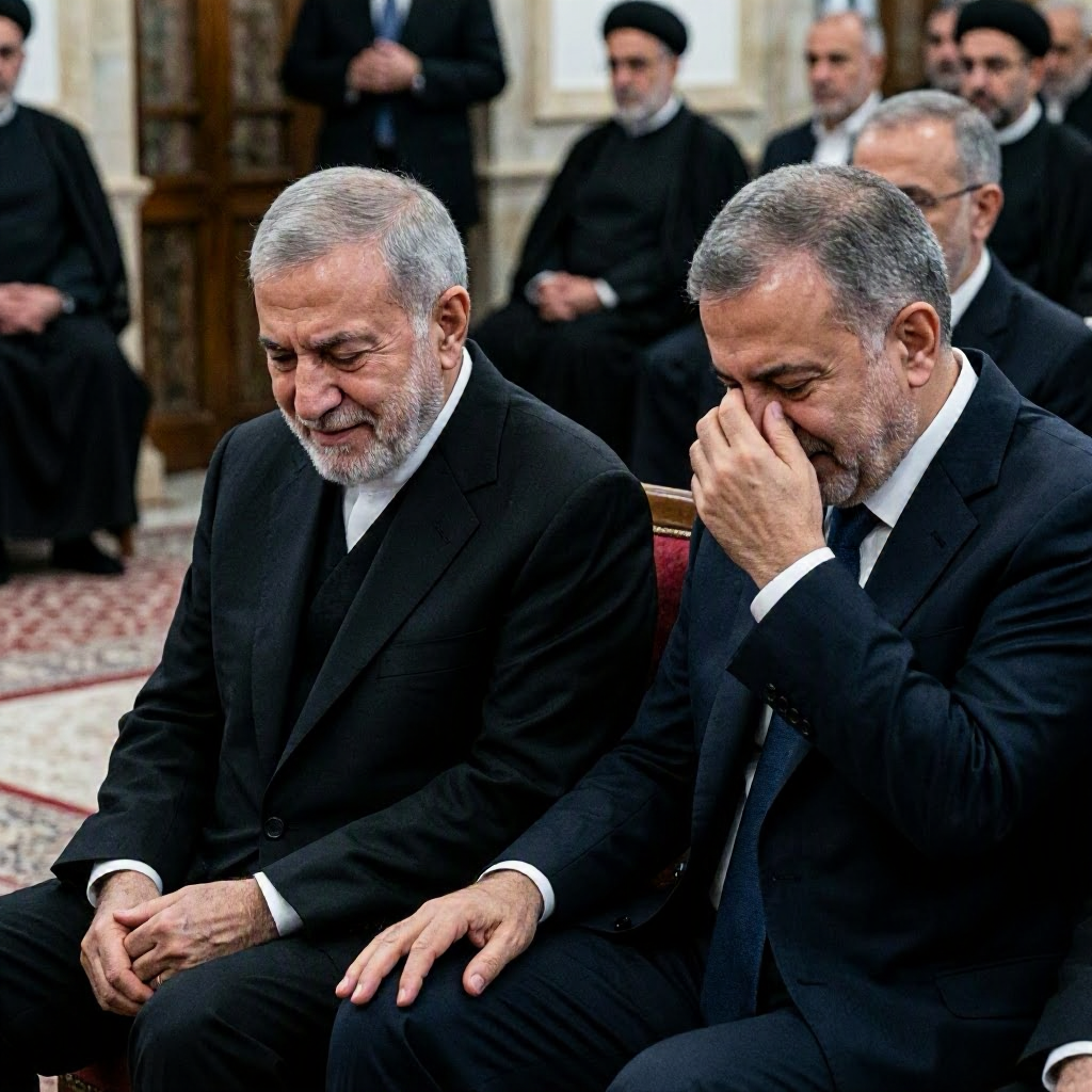 Emotional Farewell: Iranian Leaders Weep at Ayatollah Khamenei's Ceremony