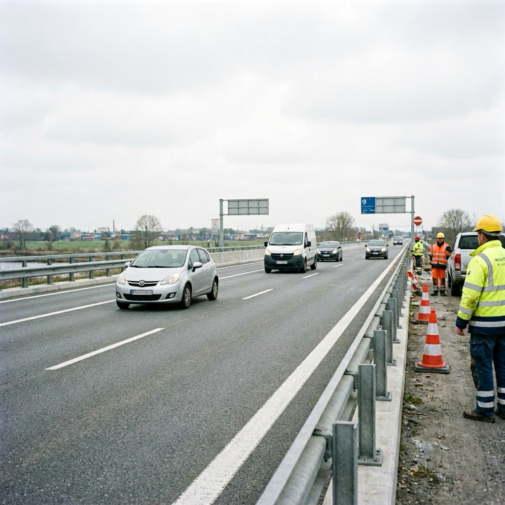 Erste Autos auf der neuen Huntebrücke der A29: Autobahnsanierung schreitet voran