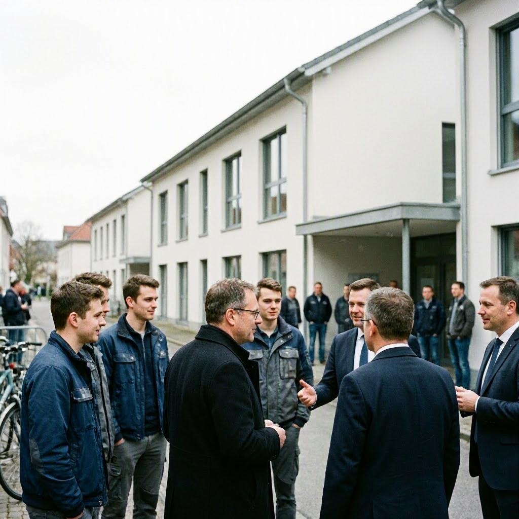 Erstes kommunales Wohnheim für Azubis in Berlin eröffnet