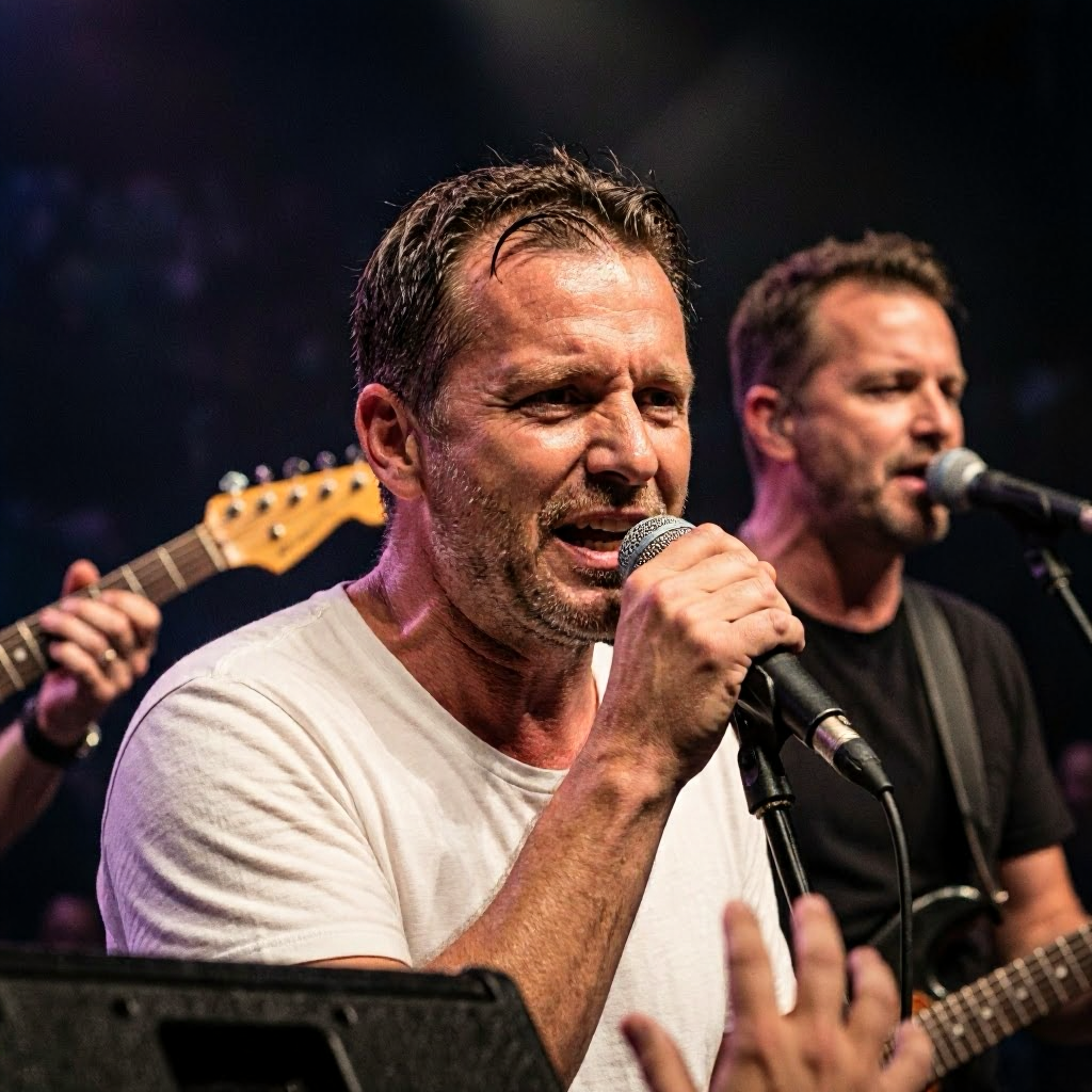 Farin Urlaub von den Ärzten begeistert bei den Toten Hosen in Berlin