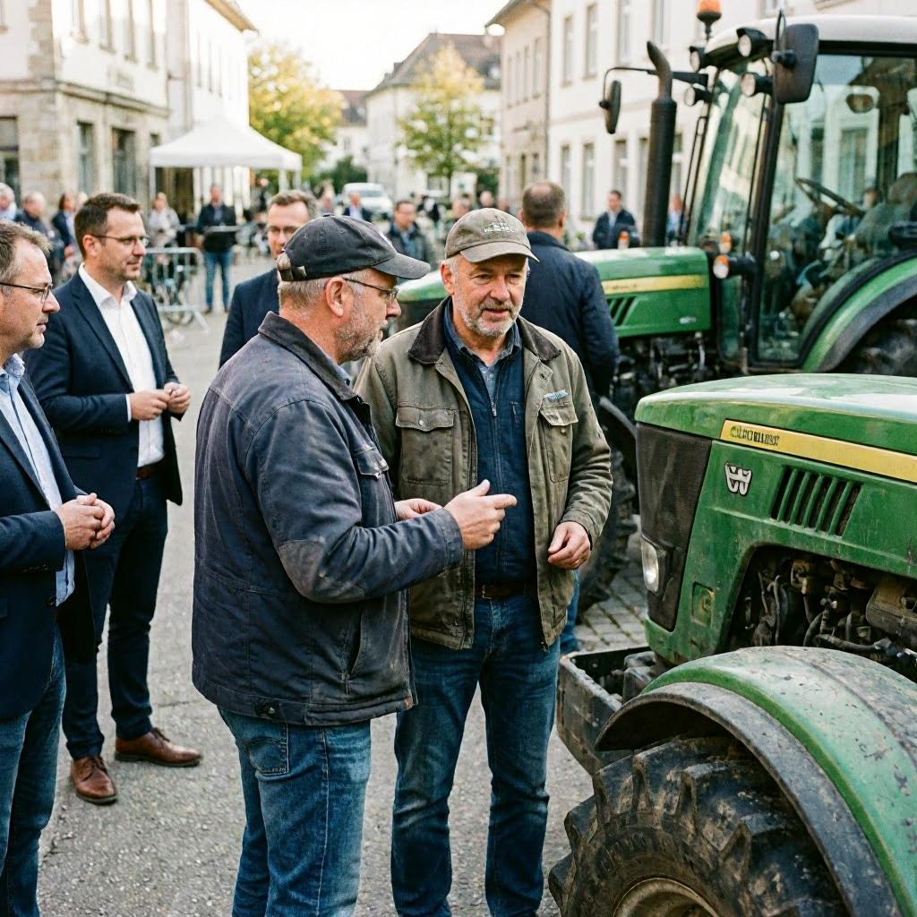 Fendt-Dieselrösser begeistern Trecker-Liebhaber im Allgäu