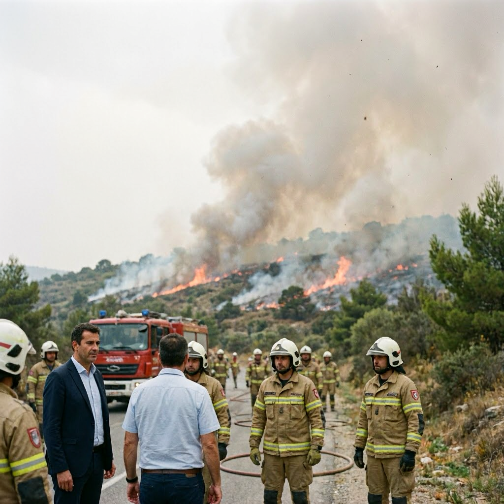 Feuerinferno in Spanien: Flammen breiten sich weiter aus