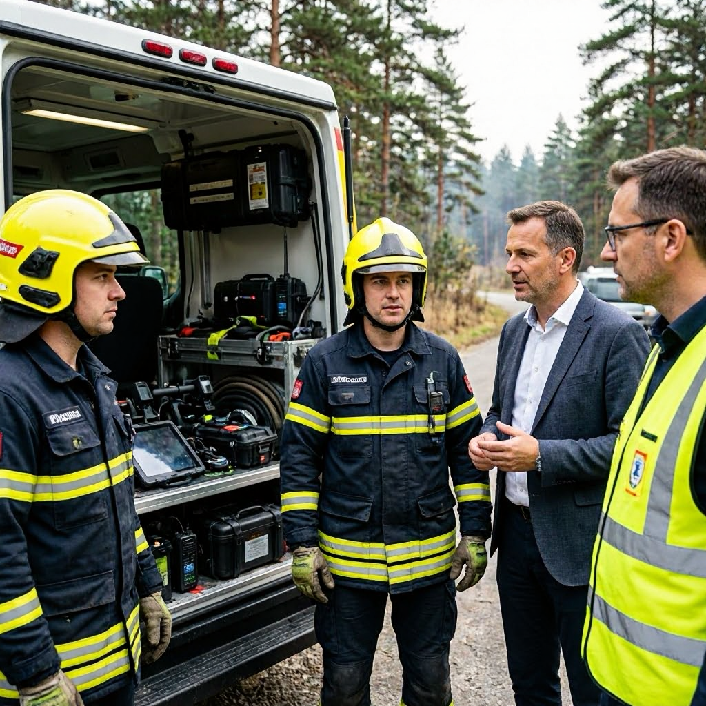 Feuerwehren fordern mehr Technik für effektive Waldbrandbekämpfung