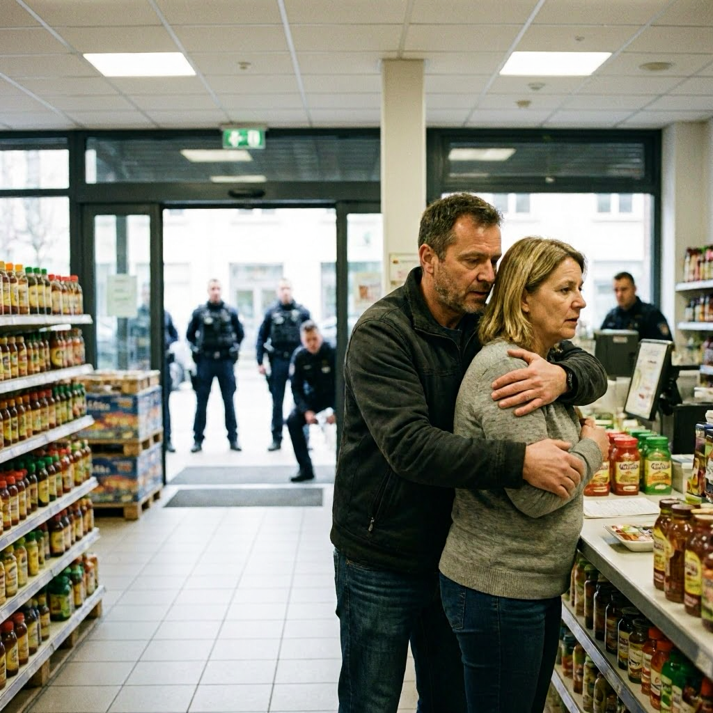 Geiselnahme in Berliner Supermarkt: Mann hält Frau in seiner Gewalt