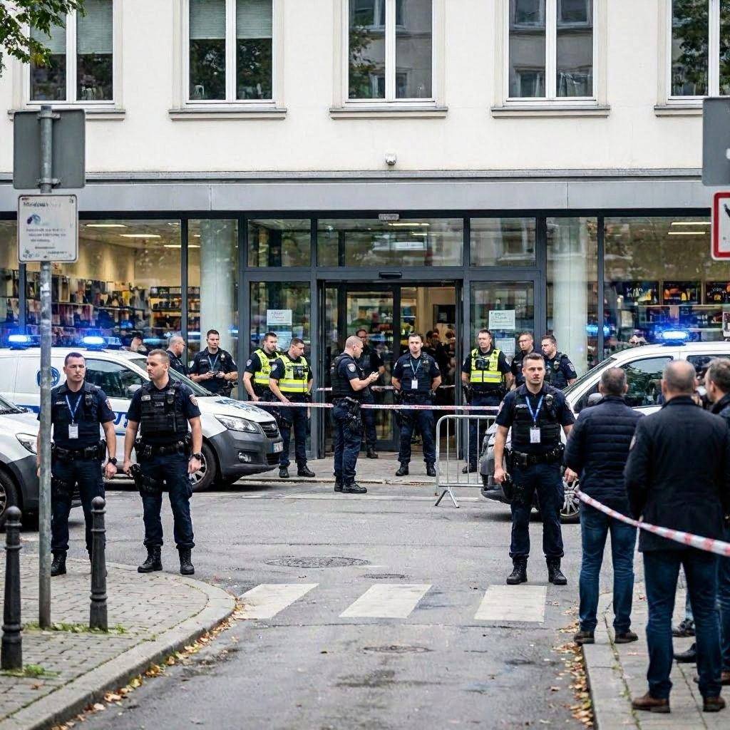 Geiselnahme in Berliner Supermarkt: Polizei im Großeinsatz