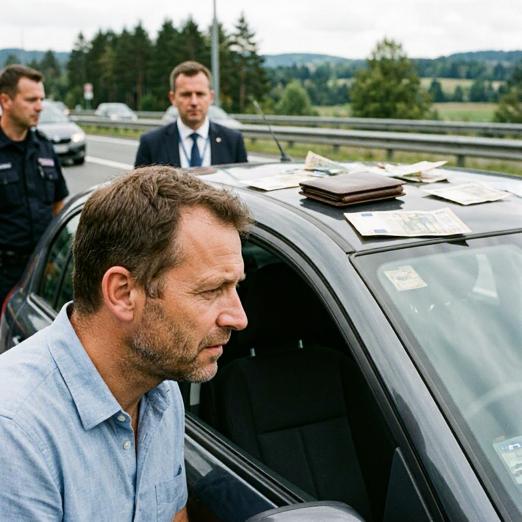 Geldregen auf der A95 - Mann verliert Portemonnaie beim Fahren