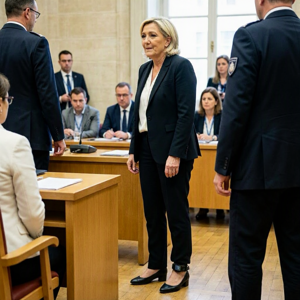 Gericht verurteilt Marine Le Pen zu einjähriger Haft mit Fußfessel