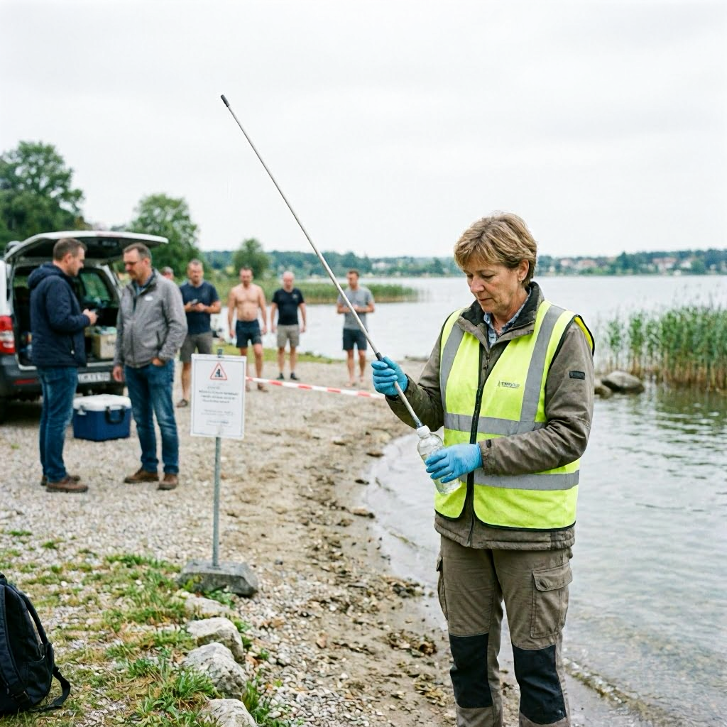Gesundheitsamt warnt vor Baden im Kleinen See bei Lindau