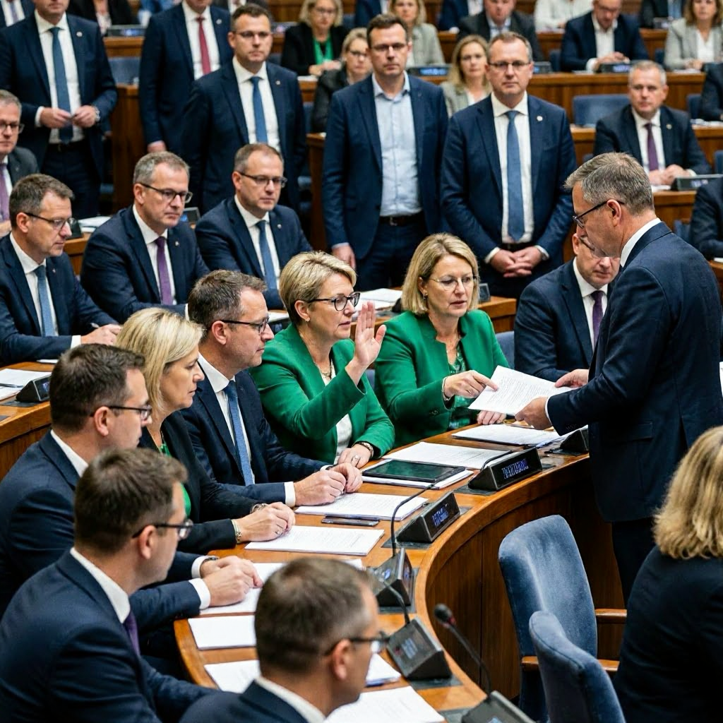 Grüne Partei setzt sich für Stopp der Abstimmung über Krankenkassen-Beiträge ein