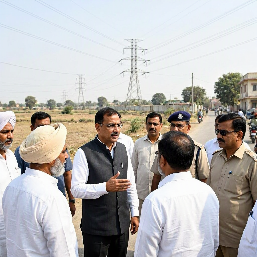 Gujarat Government Doubles Compensation for Farmers Affected by Power Lines