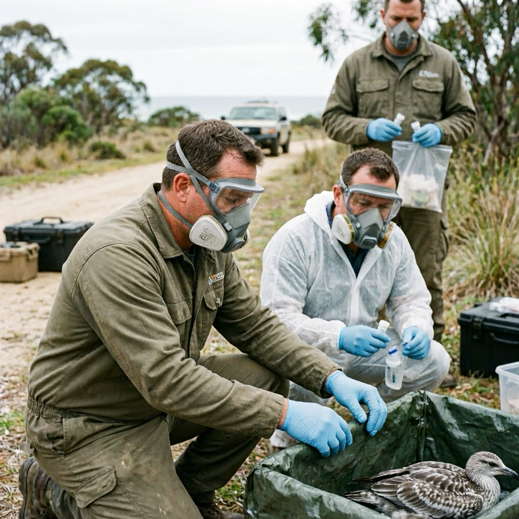 H5N1-Virus breitet sich in Australien aus: Besorgnis um Tierwelt steigt