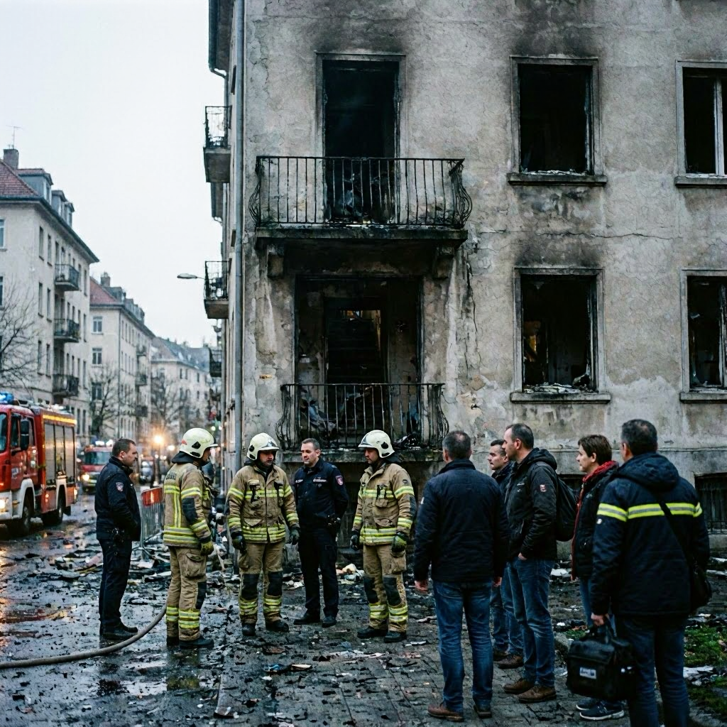 Halbe Million Euro Schaden nach verheerendem Feuer in Mehrfamilienhaus