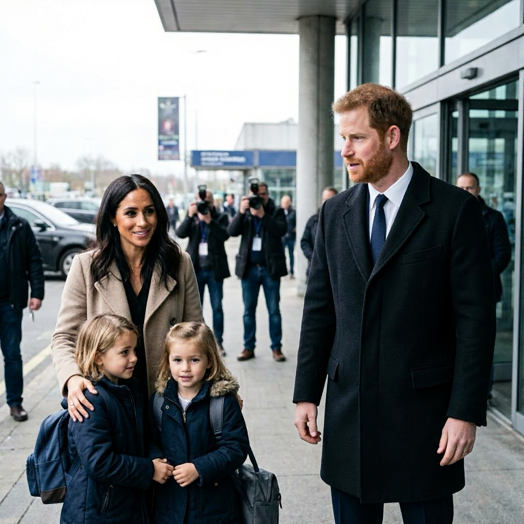 Herzogin Meghan reist mit Archie und Lilibet nach England zu Prinz Harry