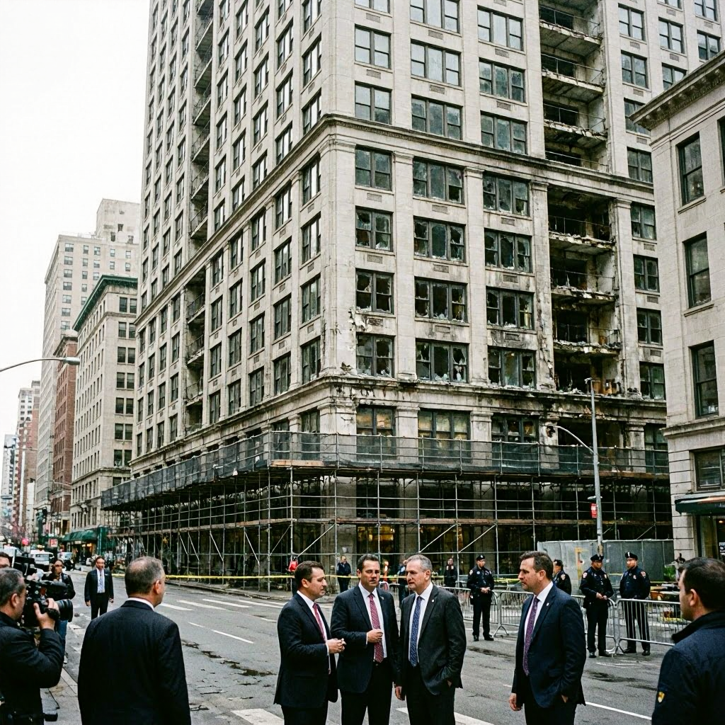 Hochhaus in Manhattan vorübergehend stabilisiert – Räumung abgeschlossen