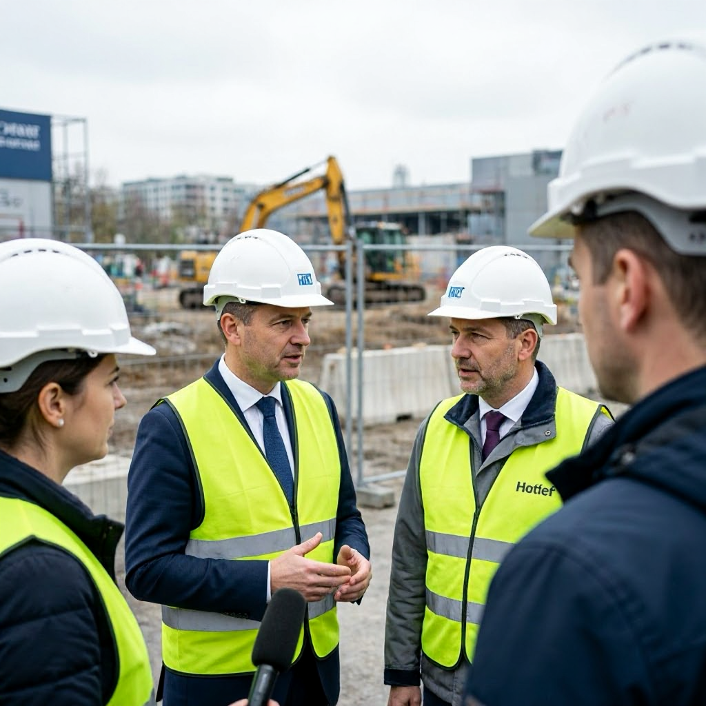 Hochtief beginnt Bau eines neuen Rechenzentrums für NTT in Berlin