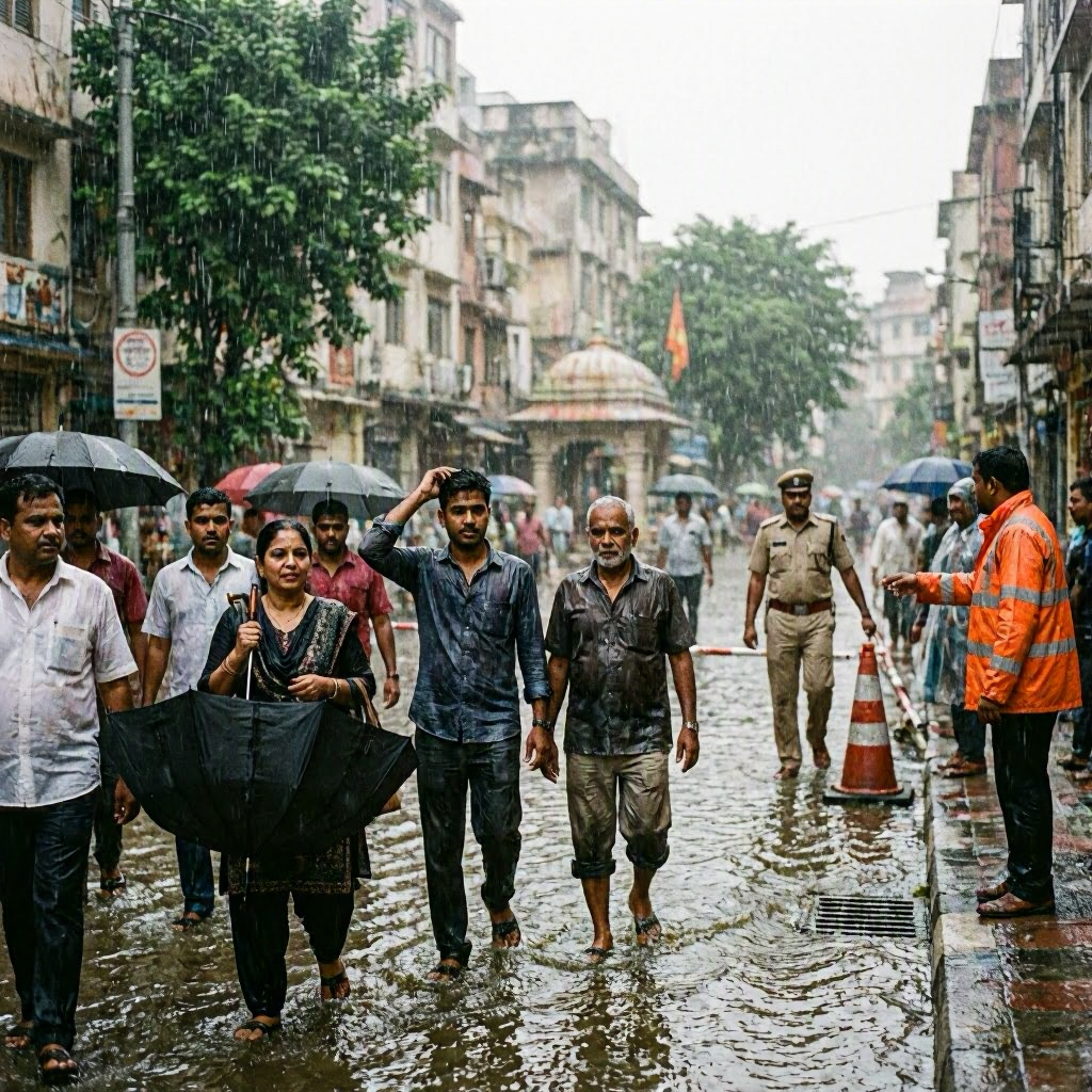 IMD Issues Red Alert as Mumbai and Thane Face Heavy Rains