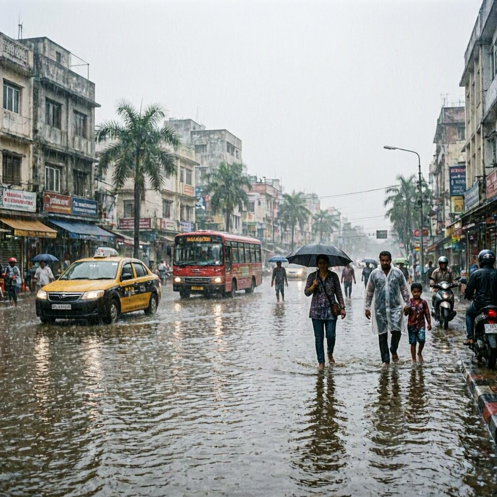 IMD Issues Red Alert as Heavy Rains Lash Mumbai and Thane