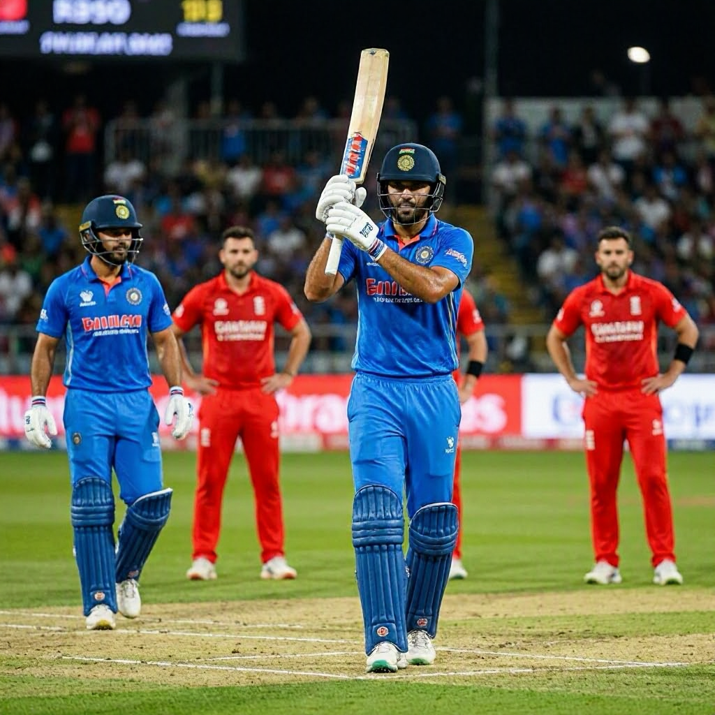India Sets 191-Run Target for England in Thrilling 2nd T20I