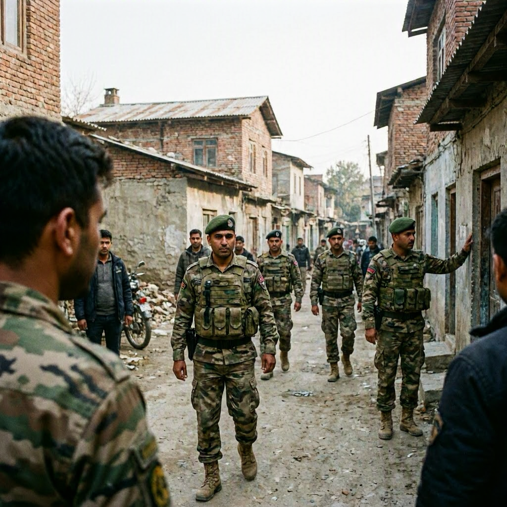 Intensive Search Operation Launched in Shopian Amid Terrorist Threat