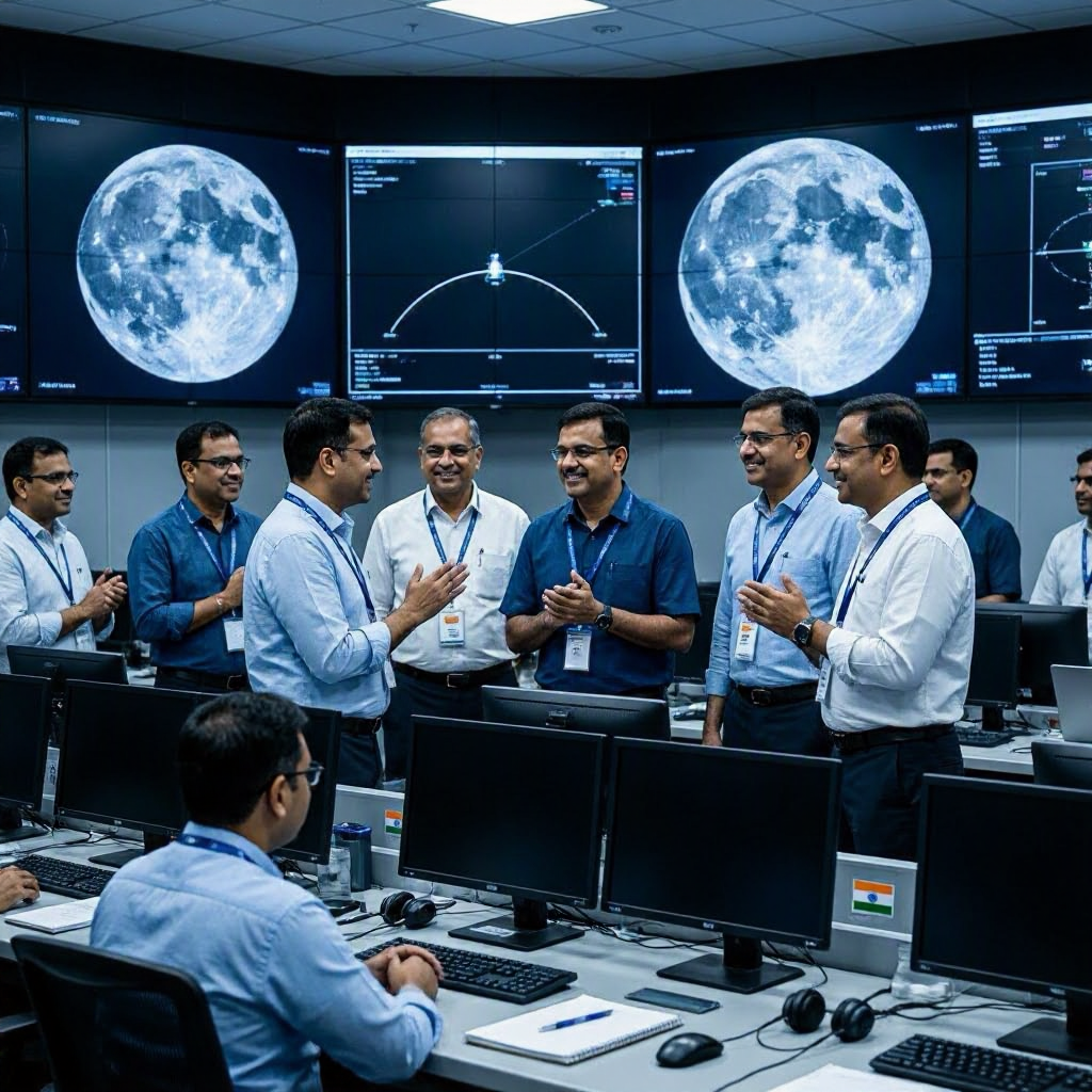 ISRO Celebrates Historic Success with Moon Mission Chandrayaan-3