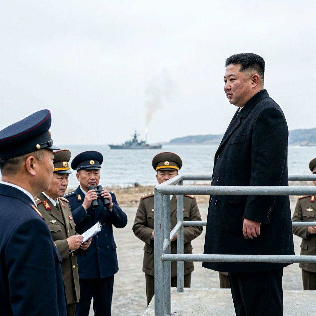 Kim Jong Un Supervises Naval Weapons Tests Amid Escalating Tensions